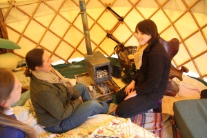 Alison sympathised and advised how to handle wood-burning stove